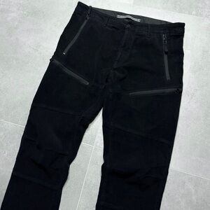 Stone Island Velvet Zipped Combat Cargo Pants